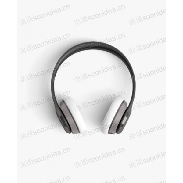 Portable Bluetooth headset Gold stripe